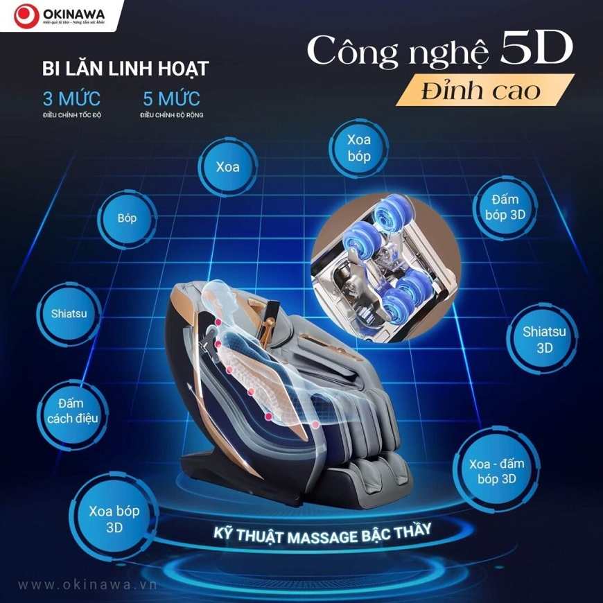 Ghế massage Okinawa OS - 535