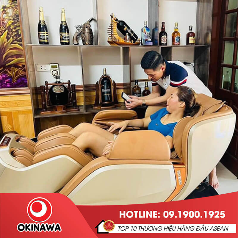 Hướng dẫn khách hàng sử dụng ghế massage Okinawa OS-901