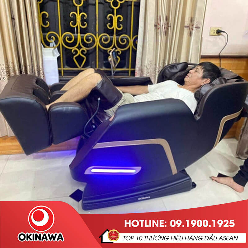 Thư giãn với ghế massage Okinawa OS-611 tại nhà