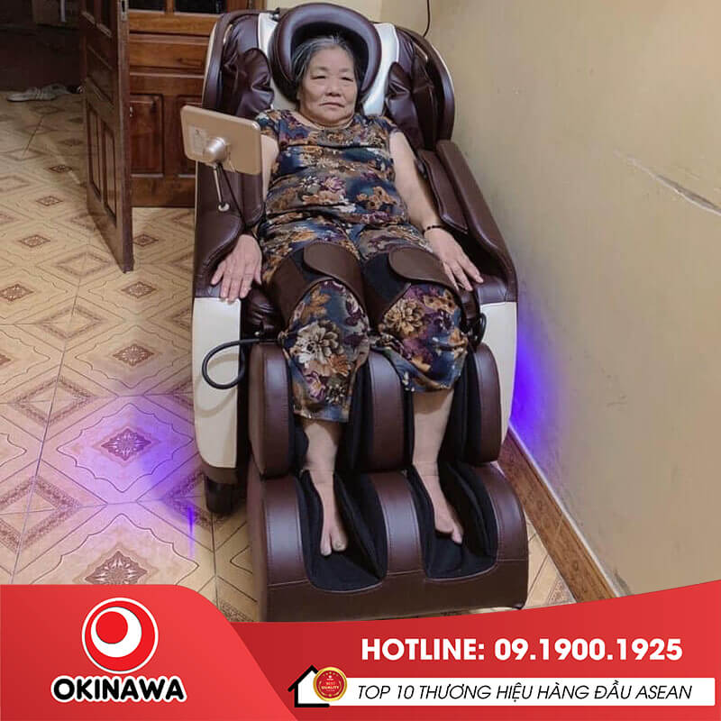 Thư giãn với ghế massage Okinawa OS-711 tại nhà