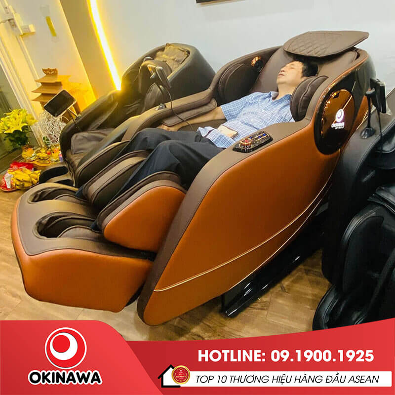 Thư giãn với ghế massage Okinawa OS-815 tại nhà