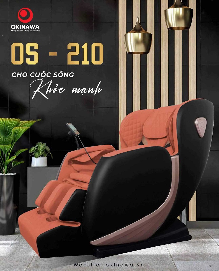 Tổng quan ghế massage OKINAWA OS - 210