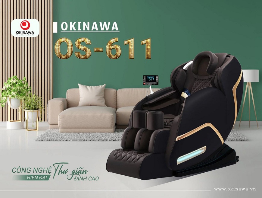 Tổng quan ghế massage OKINAWA OS - 611