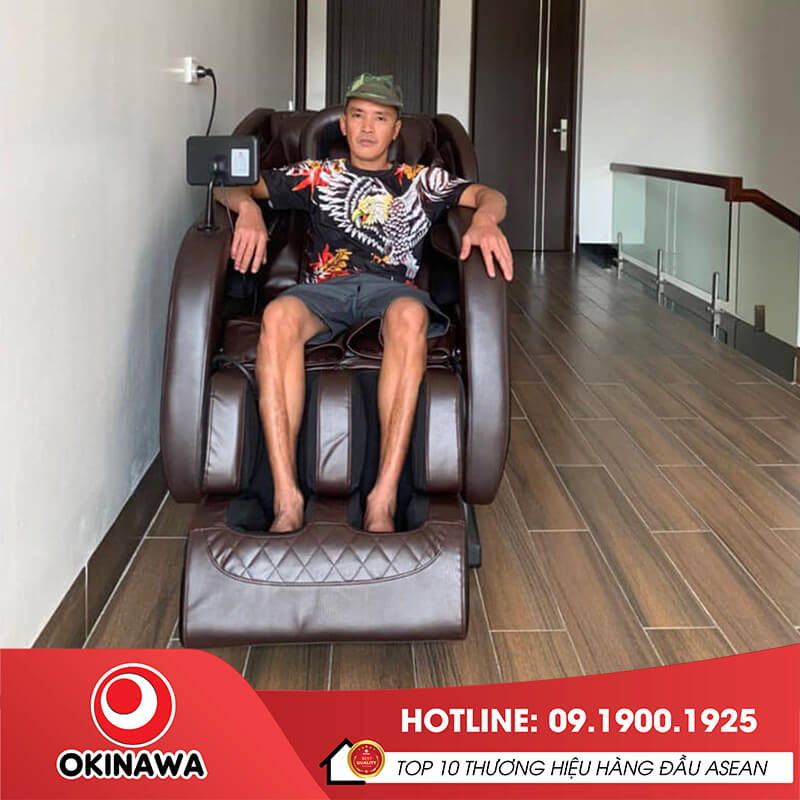 Trải nghiệm ghế massage Okinawa OS-111 tại nhà